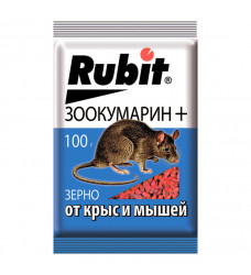 РОСТИ Зерно  от крыс и мышей ЗООКУМАРИН +  100г. /50/ Рубит